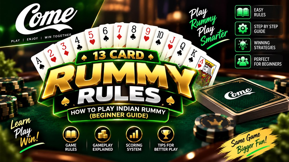 13 Card Rummy Rules: How to Play Indian Rummy (Beginner Guide)